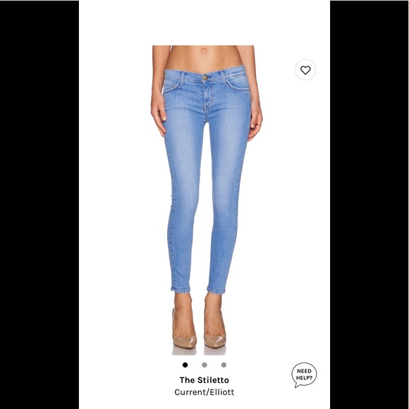 EUC Current Elliott skinny jeans size 24